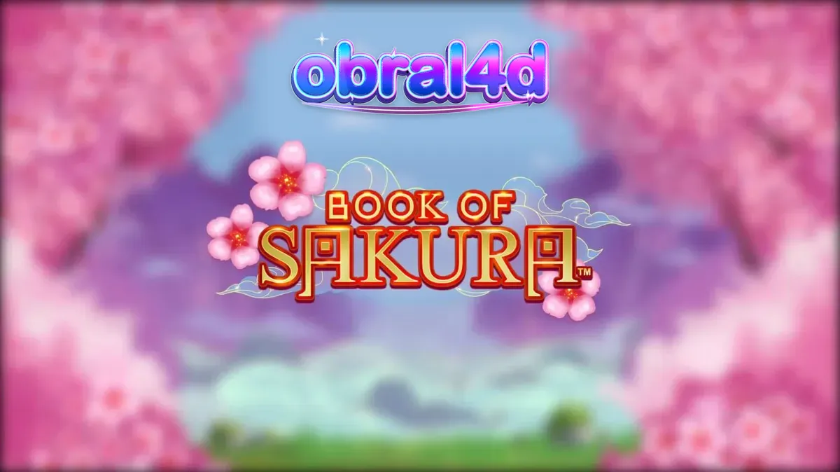 Tampilan antarmuka slot Book of Sakura pada layar ponsel pintar